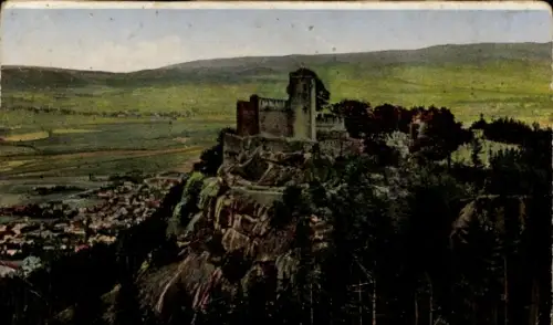 Ak Sobieszów Hermsdorf Kynast Jelenia Góra Hirschberg im Riesengebirge, Zamek Chojnik, Burg Kynast