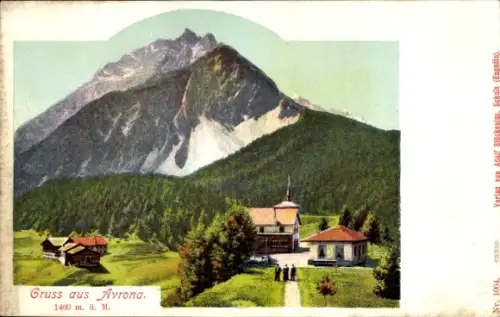 Ak Avrona Graubünden, Gesamtansicht