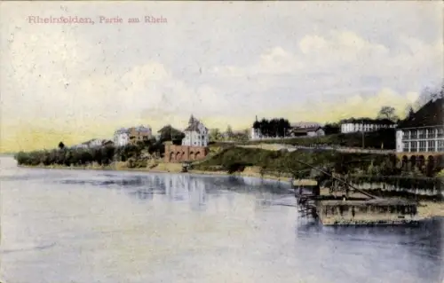 Ak Rheinfelden Kanton Aargau Schweiz, Rheinpartie