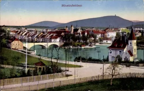 Ak Rheinfelden Kanton Aargau Schweiz, Gesamtansicht