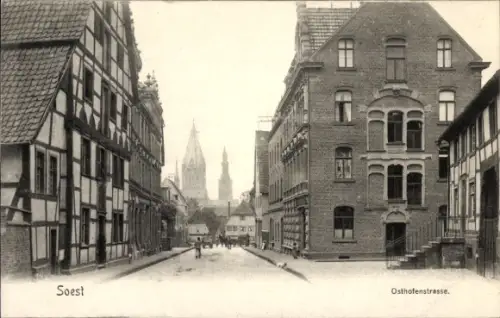 Ak Soest in Westfalen, Osthofenstraße