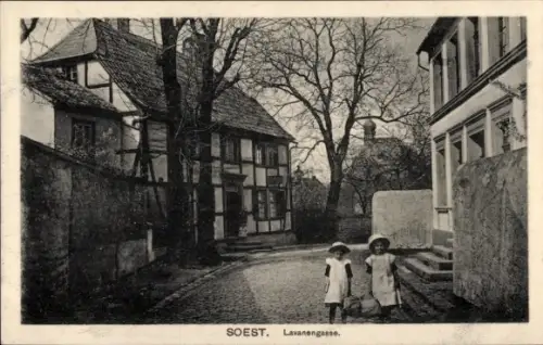 Ak Soest in Westfalen, Lavanengasse