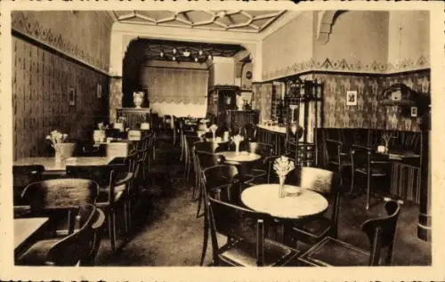 Ak Soest in Westfalen, Konditorei und Cafe, Brüderstraße 9, Innenansicht