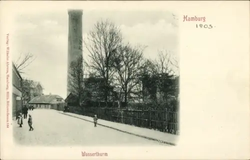 Ak Hamburg Mitte Rothenburgsort, Wasserturm