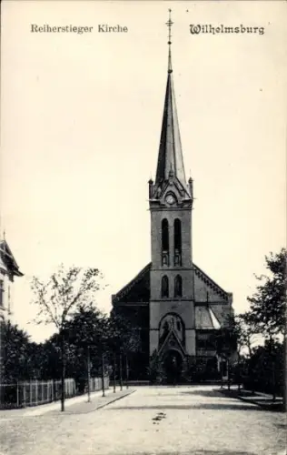 Ak Hamburg Wilhelmsburg, Reiherstieger Kirche