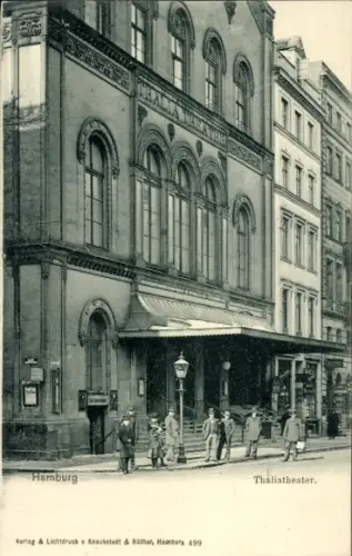 Ak Hamburg, Blick zum Thaliatheater