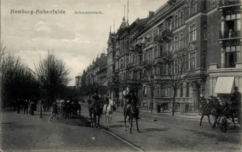 Ak Hamburg Hohenfelde, Schwanenwik
