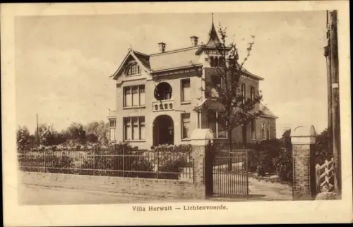 Ak Lichtenvoorde Gelderland, Villa Herwalt