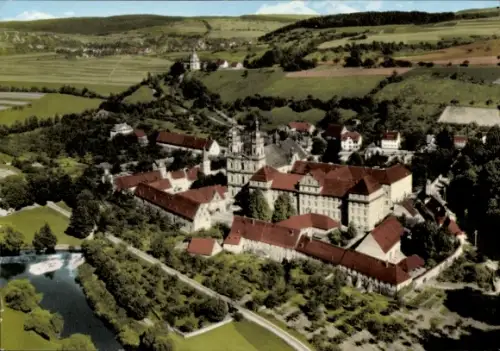 Ak Schöntal an der Jagst Württemberg, Fliegeraufnahme
