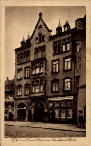 Ak Göttingen in Niedersachsen, Hotel zur Sonne, Frontansicht
