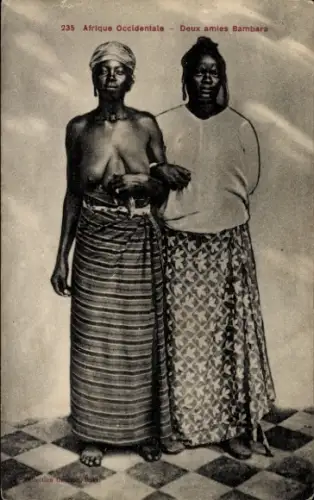 CPA Afrique Occidentale, Deux amies Bambara