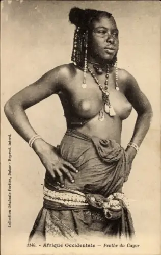 Ak Senegal, Afrique occidentale, Peulhe du Cayor, Afrikanerin, Barbusig