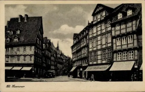 Ak Hannover, Altstadt, Fachwerkhäuser