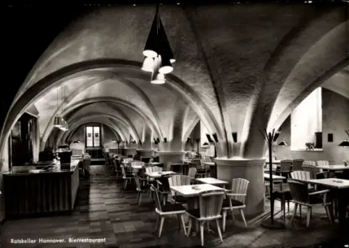Ak Hannover, Ratskeller von Carl Stöter, Bierrestaurant