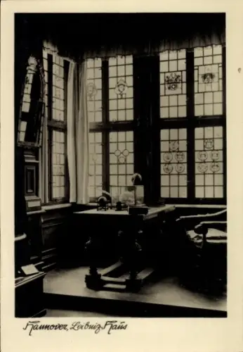 Ak Hannover, Leibniz Haus, Inneres