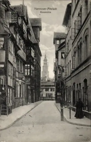 Ak Hannover in Niedersachsen, Straßenpartie, Rossmühle, Altstadt