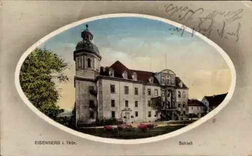 Passepartout Ak Eisenberg in Thüringen, Schloss