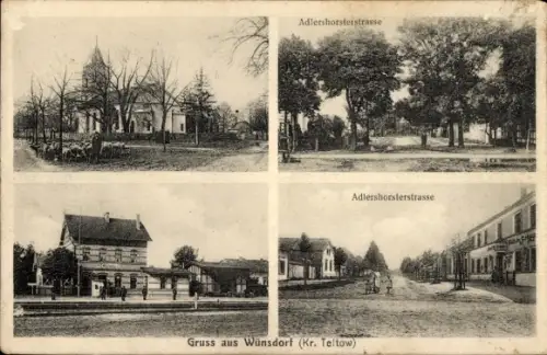 Ak Wünsdorf Zossen in Brandenburg, Adlershorsterstraße