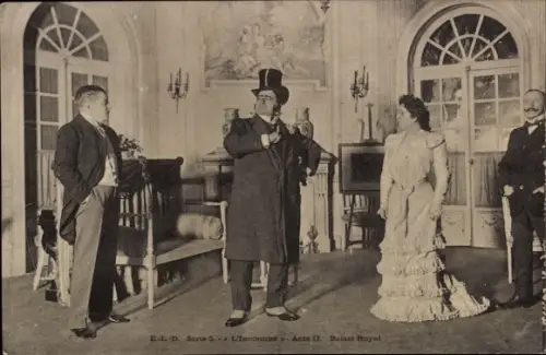CPA Théâtre, L'Inconnue, Acte II, Palais Royal