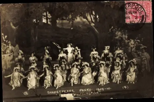 Ak Theaterszene, Shakespeare Panto 1909-1910