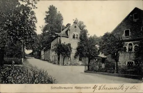 Ak Rabenstein Chemnitz in Sachsen, Schlossbrauerei