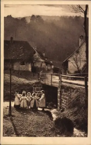 Ak Idyllen aus dem Schwarzwald, Ringel, Ringel, Reihe