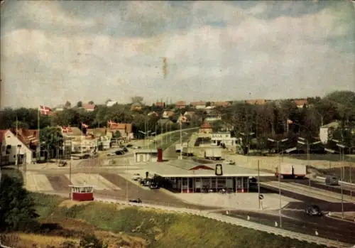 Ak Krusaa Grenzen, Blick auf die dänische Grenzstation