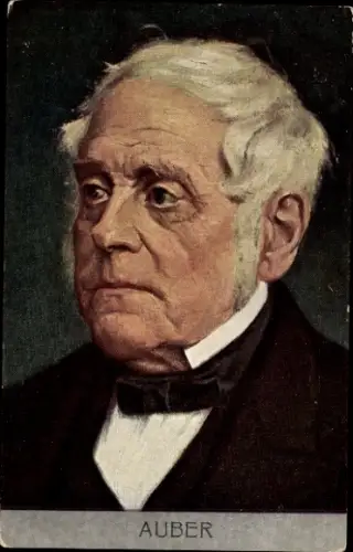 Künstler Ak Komponist Daniel François Esprit Aube