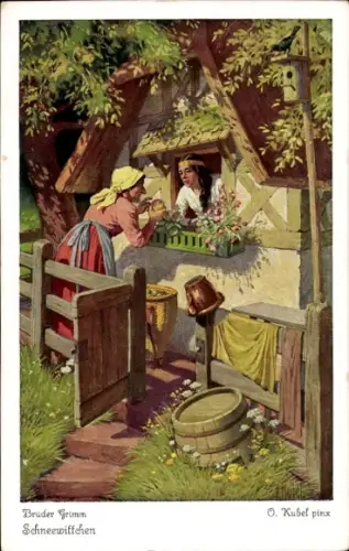 Künstler Ak Kubel, Otto, Schneewittchen, Brüder Grimm Märchen