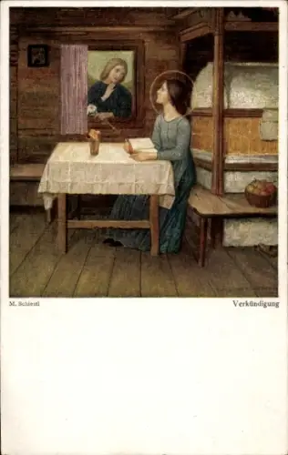 Künstler Ak Schiestl, Matthäus, Verkündigung
