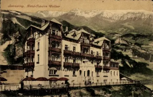 Ak Semmering in Niederösterreich, Hotel Pension Wallner