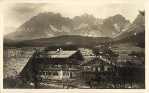 Foto Ak Going am Wilden Kaiser Kitzbühel in Tirol, Gasthof Stanglwirt