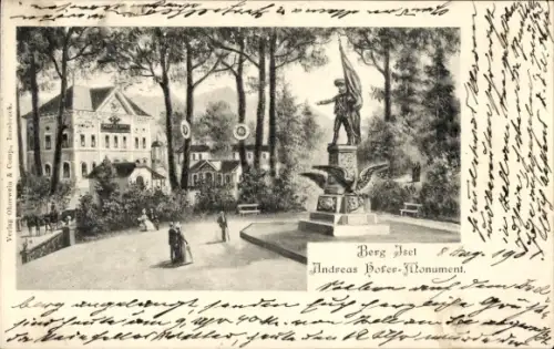 Ak Wilten Innsbruck in Tirol, Bergisel, Andreas Hofer Denkmal