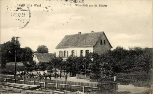 Ak Werl im Kreis Soest Nordrhein Westfalen, Wirtschaft von St. Schütte