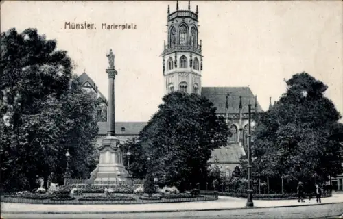 Ak Münster in Westfalen, Marienplatz