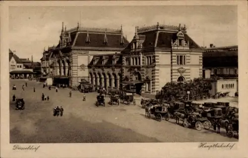 Ak Düsseldorf am Rhein, Hauptbahnhof