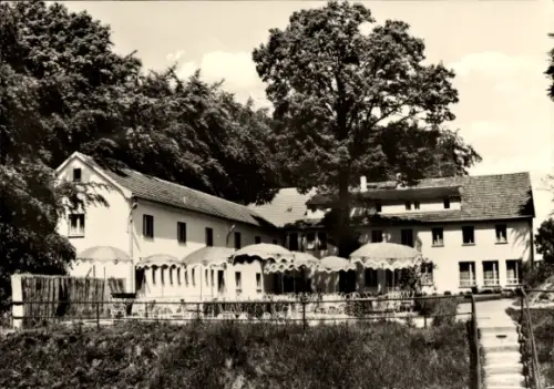 Ak Ostseebad Heringsdorf auf Usedom, Ferienheim Glückauf