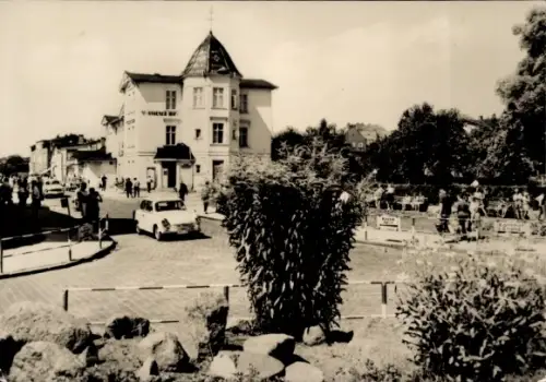 Ak Ostseebad Göhren auf Rügen,  HO-Gaststätte "Rügener Hof"