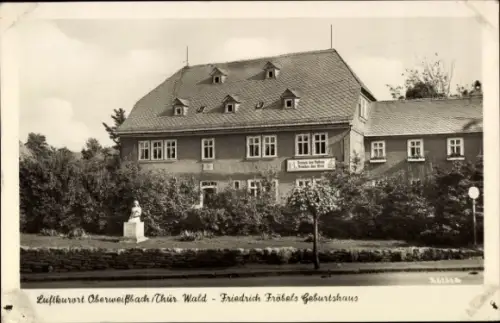 Ak Oberweißbach im Weißbachtal Thüringen, Luftkurort Oberweißbach, Thür. Wald, Friedrich Fröbels 
