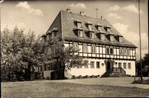 Ak Dahlen in Sachsen, FDJ-Jugendherberge "Georgi Dimitroff", Dahlen (Krs. Oschatz)