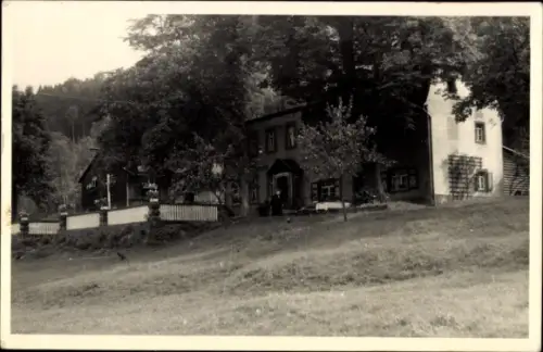 Ak Krippen Bad Schandau Sächsische Schweiz, Landgasthaus Ziegelscheune, Krippen (Sächsische Schwe