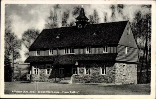 Ak Affalter Lößnitz im Erzgebirge Sachsen,  Jugendherberge "Klara Zetkin"