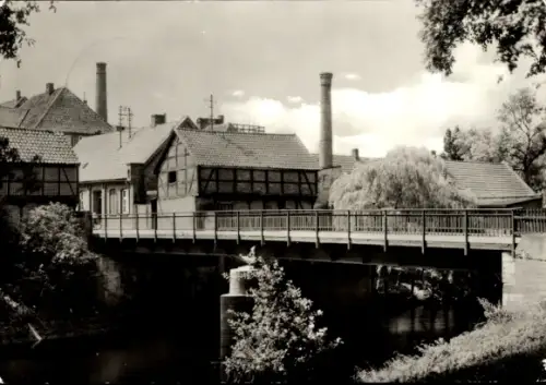 Ak Dömitz an der Elbe Mecklenburg,  Torbrücke