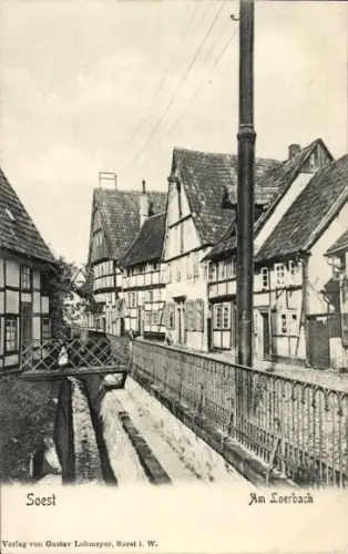 Ak Soest in Westfalen,  Am Loerbach