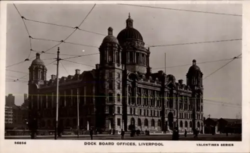 Ak Liverpool Merseyside England, Dock Board Offices, Liverpool