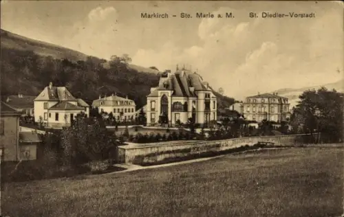 Ak Sainte Marie aux Mines Markirch Elsass Haut Rhin, St. Diedler-Vorstadt
