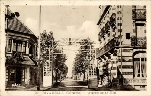 Ak Ouistreham Riva Bella Calvados, Avenue de la Mer