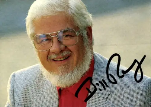 Autogrammkarte Sänger Bill Ramsey, Portrait, Autogramm