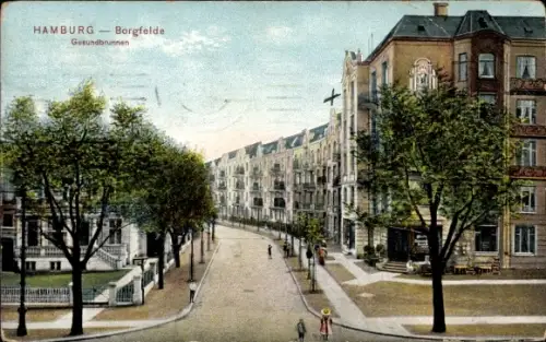 Ak Hamburg Mitte Borgfelde,  Borgfelde, Gesundbrunnen