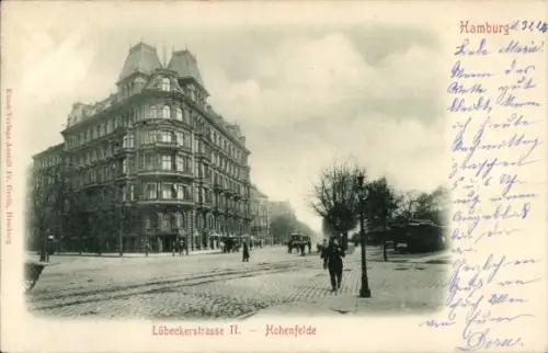Ak Hamburg Hohenfelde, Lübecker Straße II, Lachmund